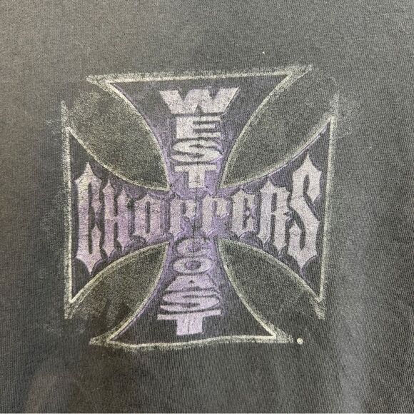 Y2k vintage Large West Coast Chopper graphic t shirt - Picture 14 of 14